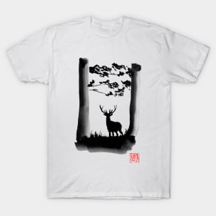 deer in the forest T-Shirt